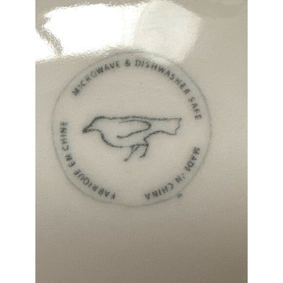 Letter K Monogram Mug Anthropologie Coffee Cup Shave Style 1 Finger Handle Retro - Picture 4 of 6